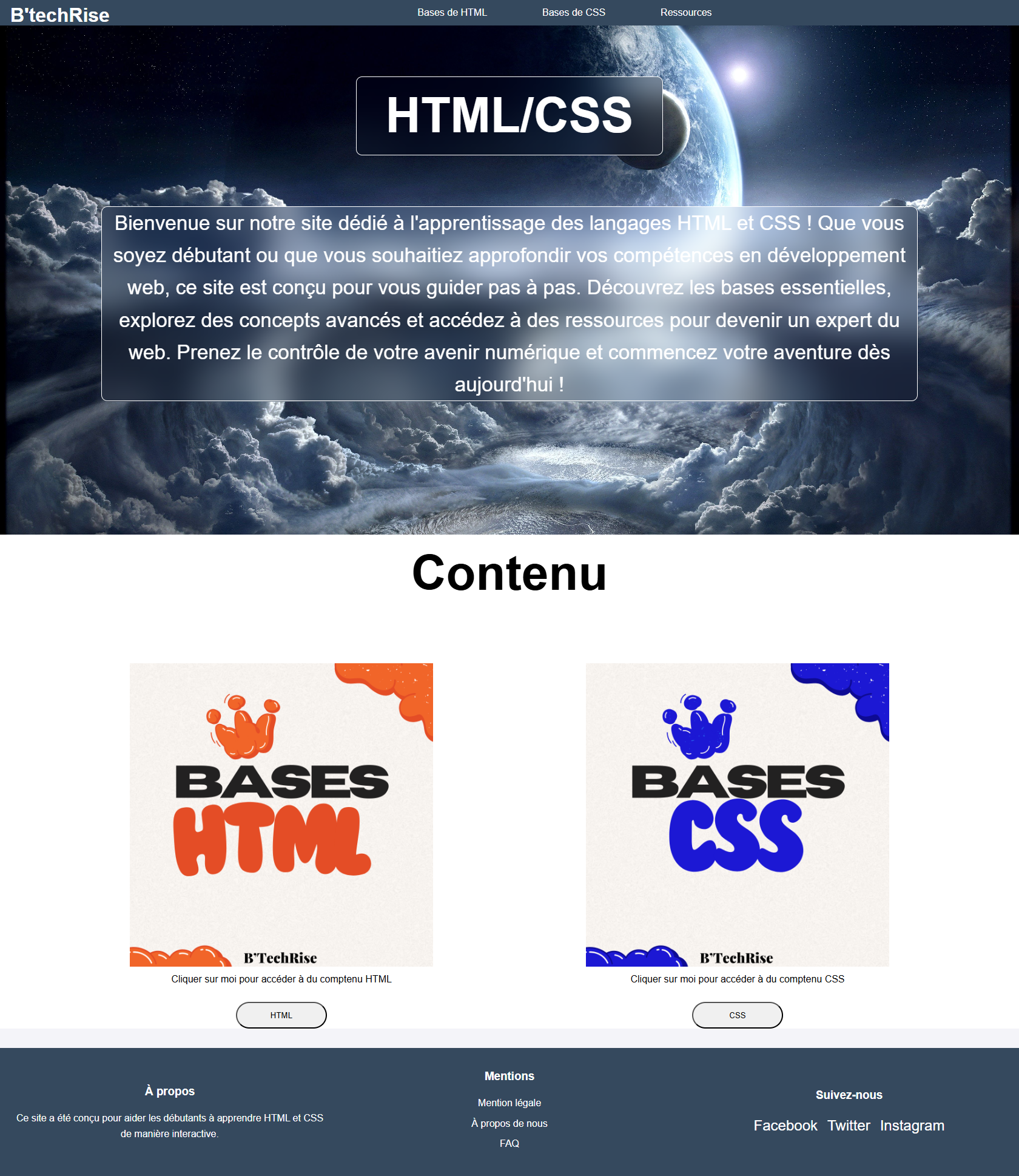 Image de mon site B-Learn